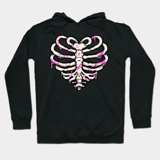 skeleton valentine, heart Hoodie